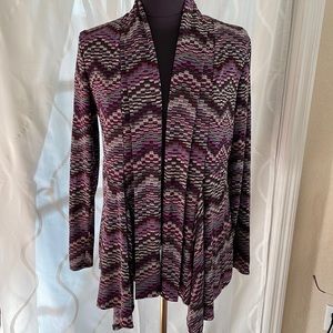 Ladies Kaspar Open Front Sweater, Size Small